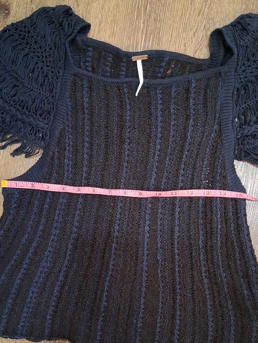 Free People Blackbird Crochet Top Size Small - Picture 7 of 9